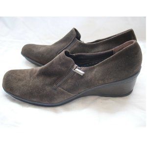 Aquatalia By Marvin K Brow Suede Leather Side Zip